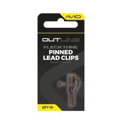 Avid Carp Outline Flecktone Pinned Lead Clips